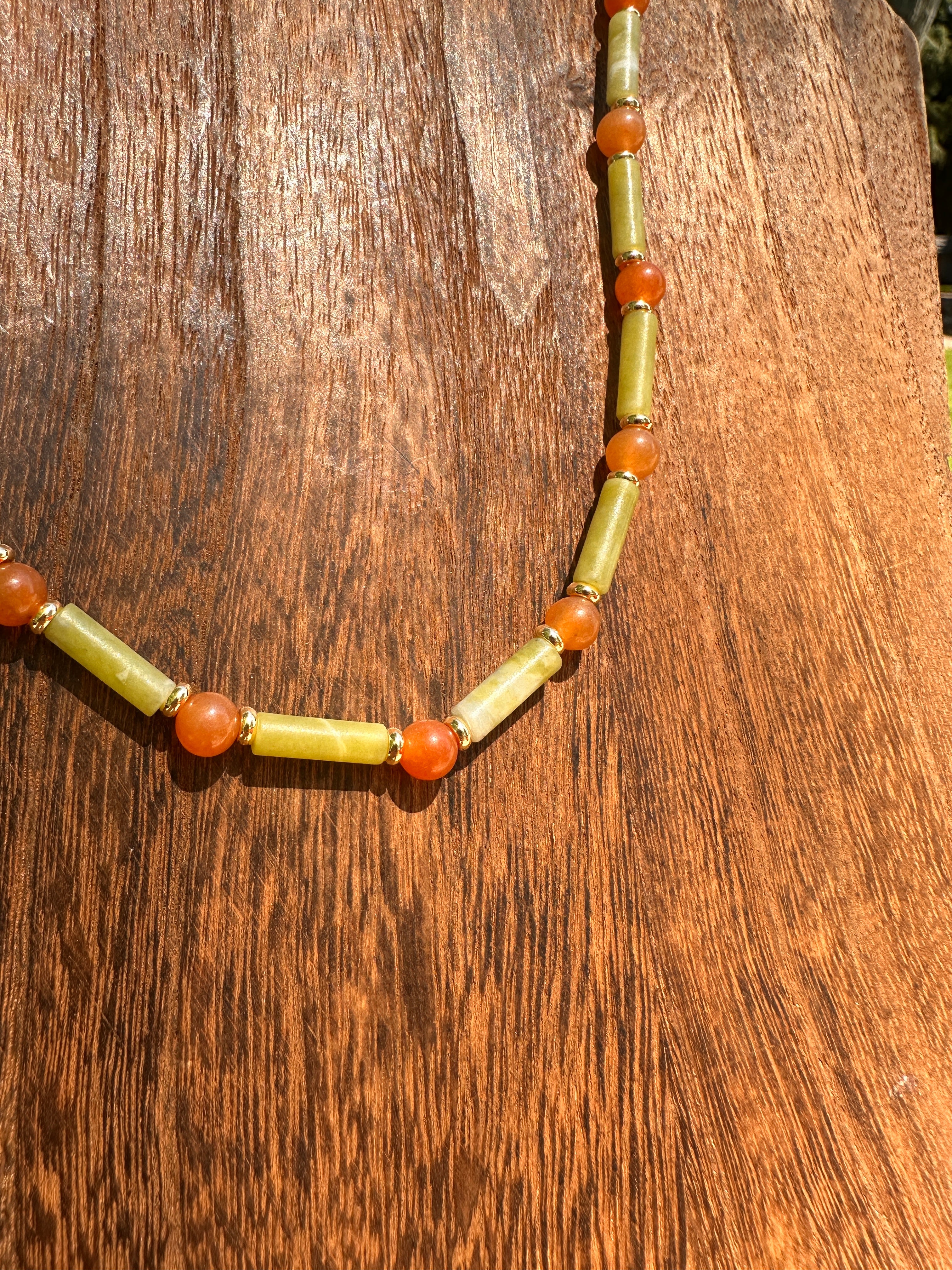Peach Tree Necklace