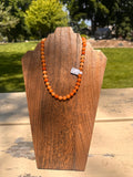 Chunky Peach Necklace