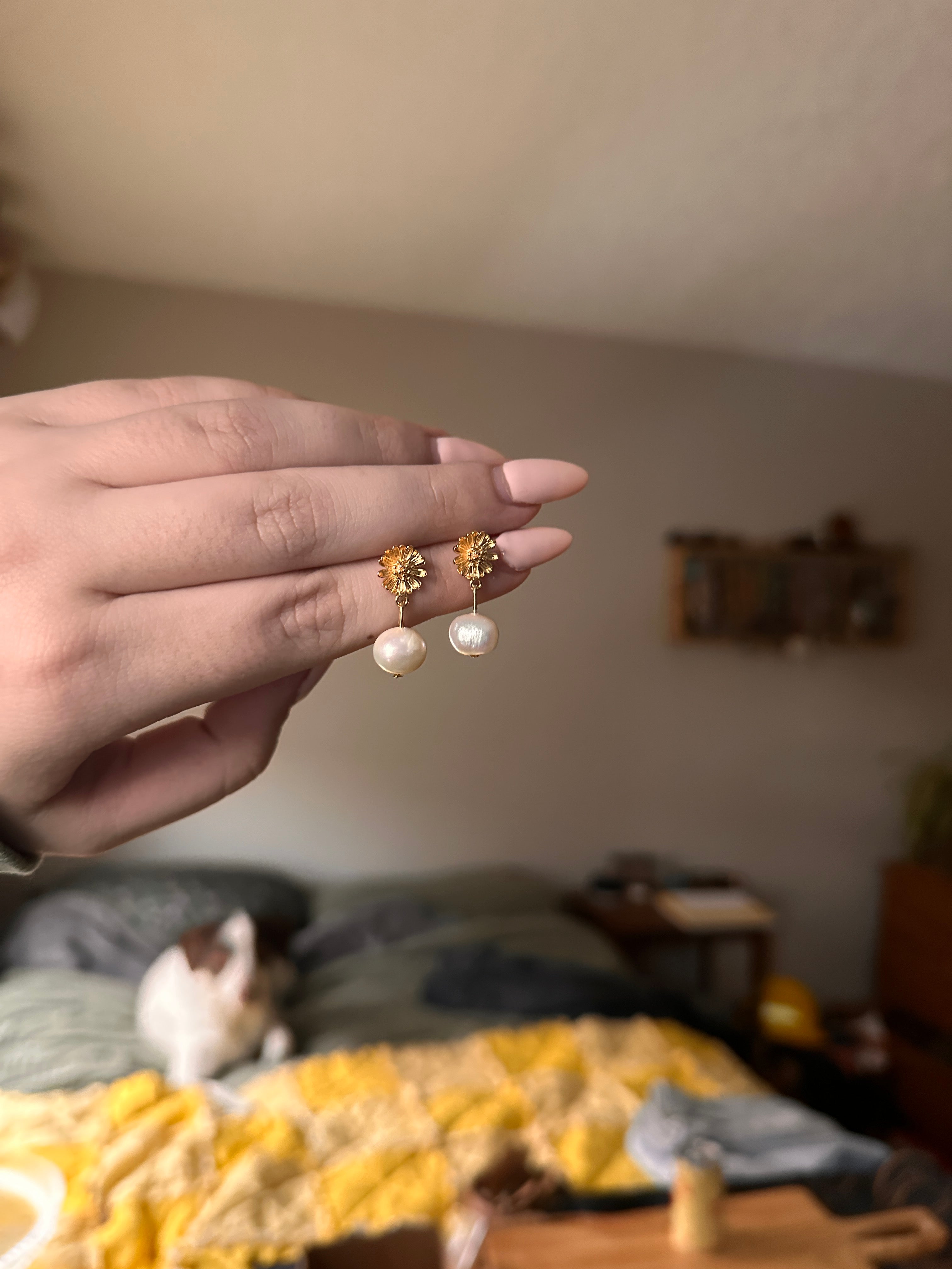Golden Bloom Pearls