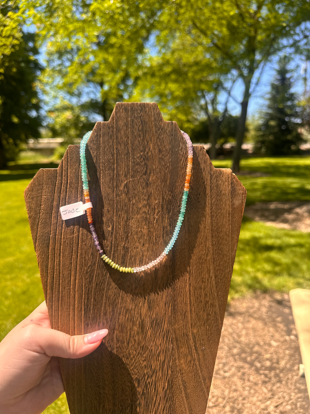 Color Block Necklace