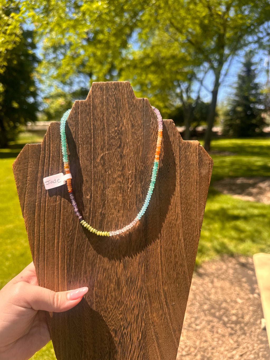 Color Block Necklace