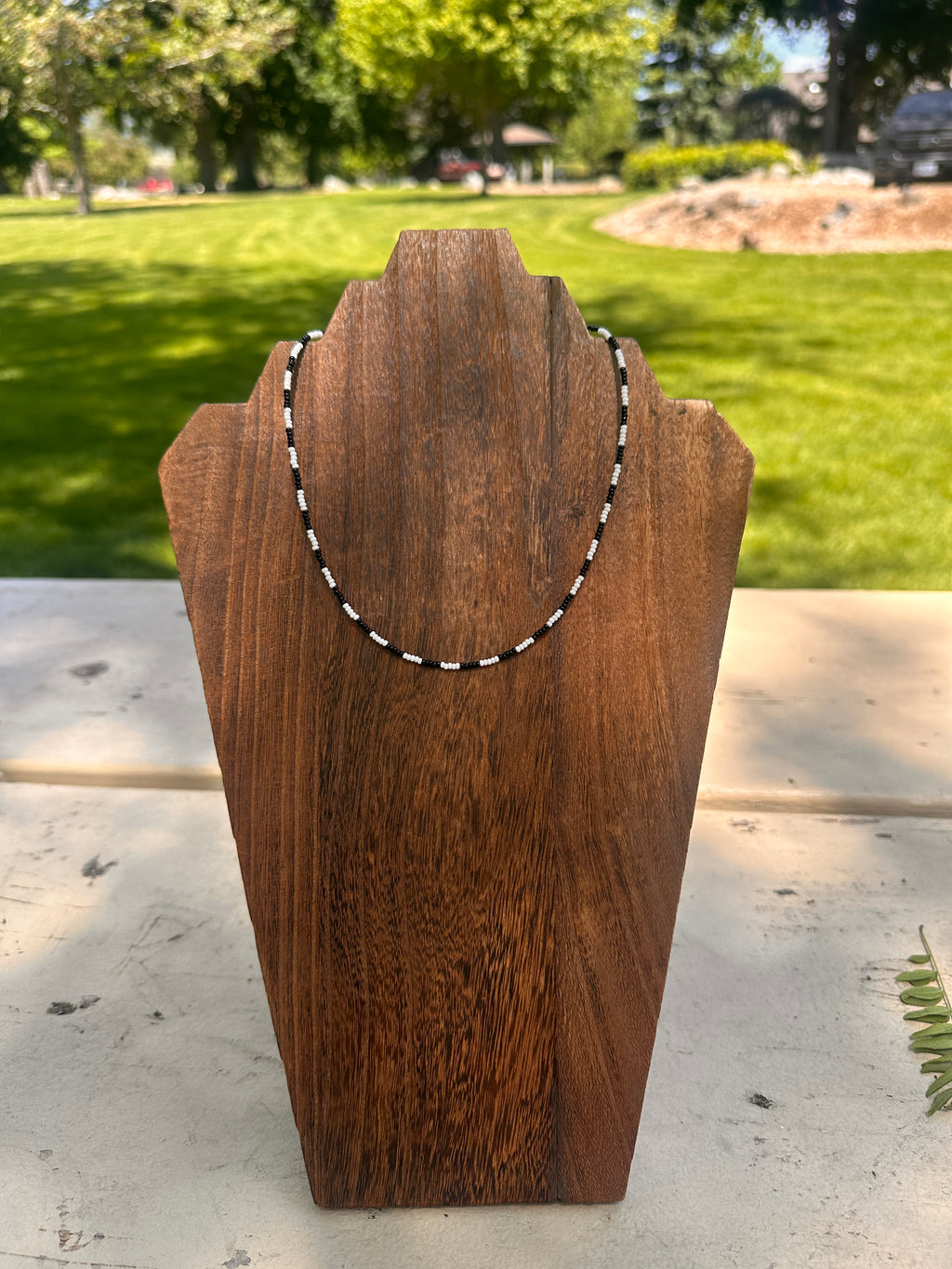 Classic Dainty Checkers Necklace