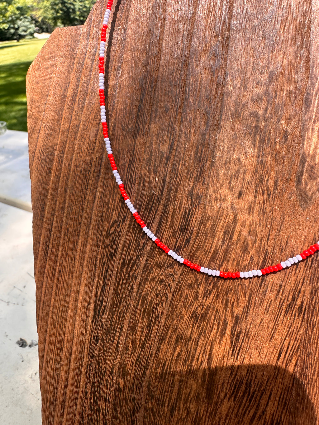 Funky Checkered Necklace