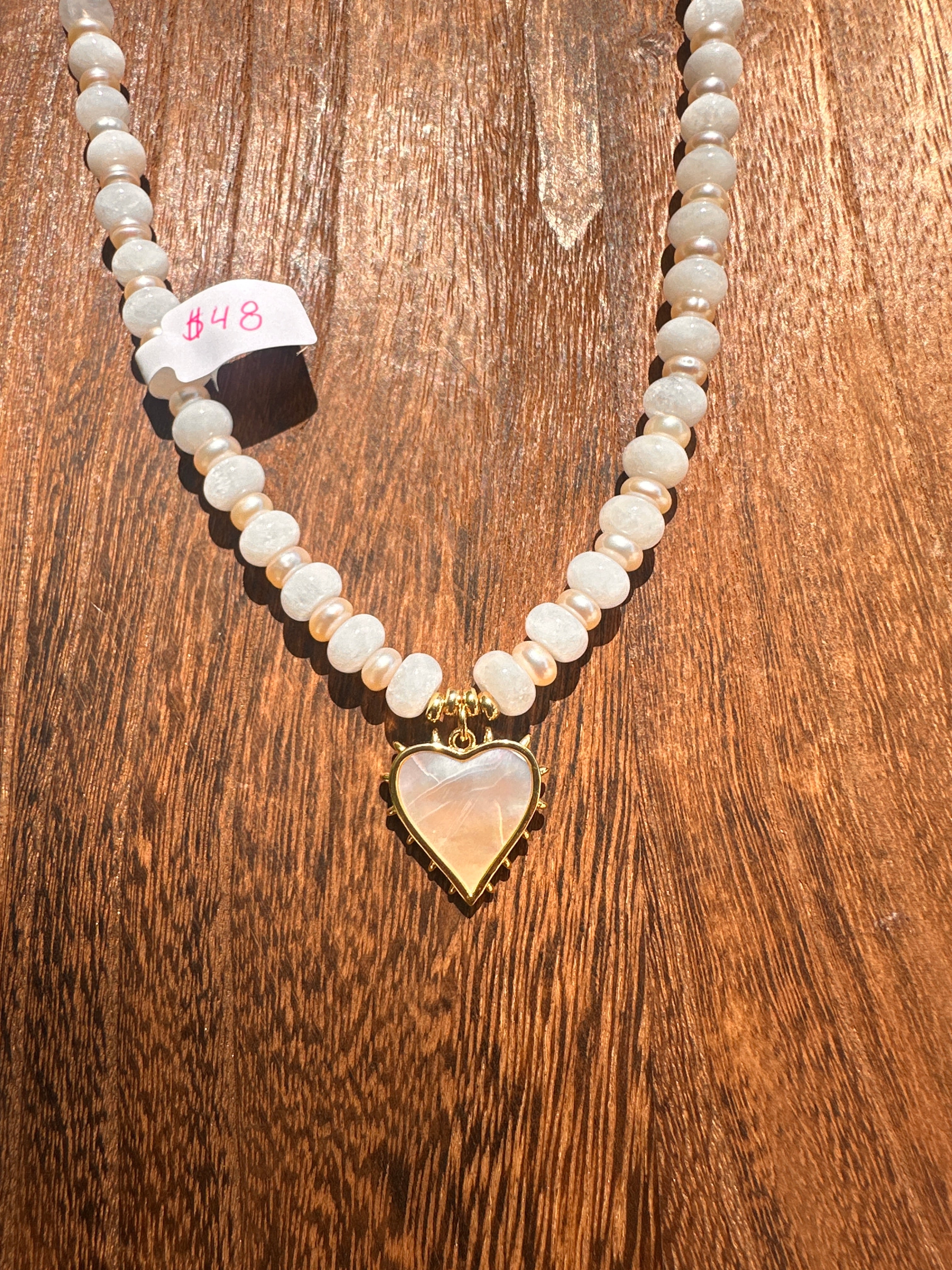 Clouds & Pearls Necklace