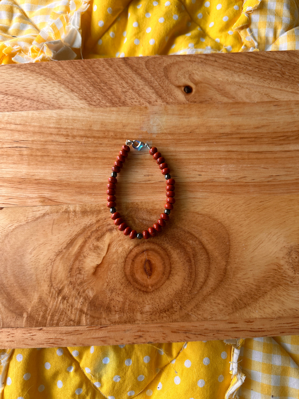 Red Jasper Bracelet 6.5"