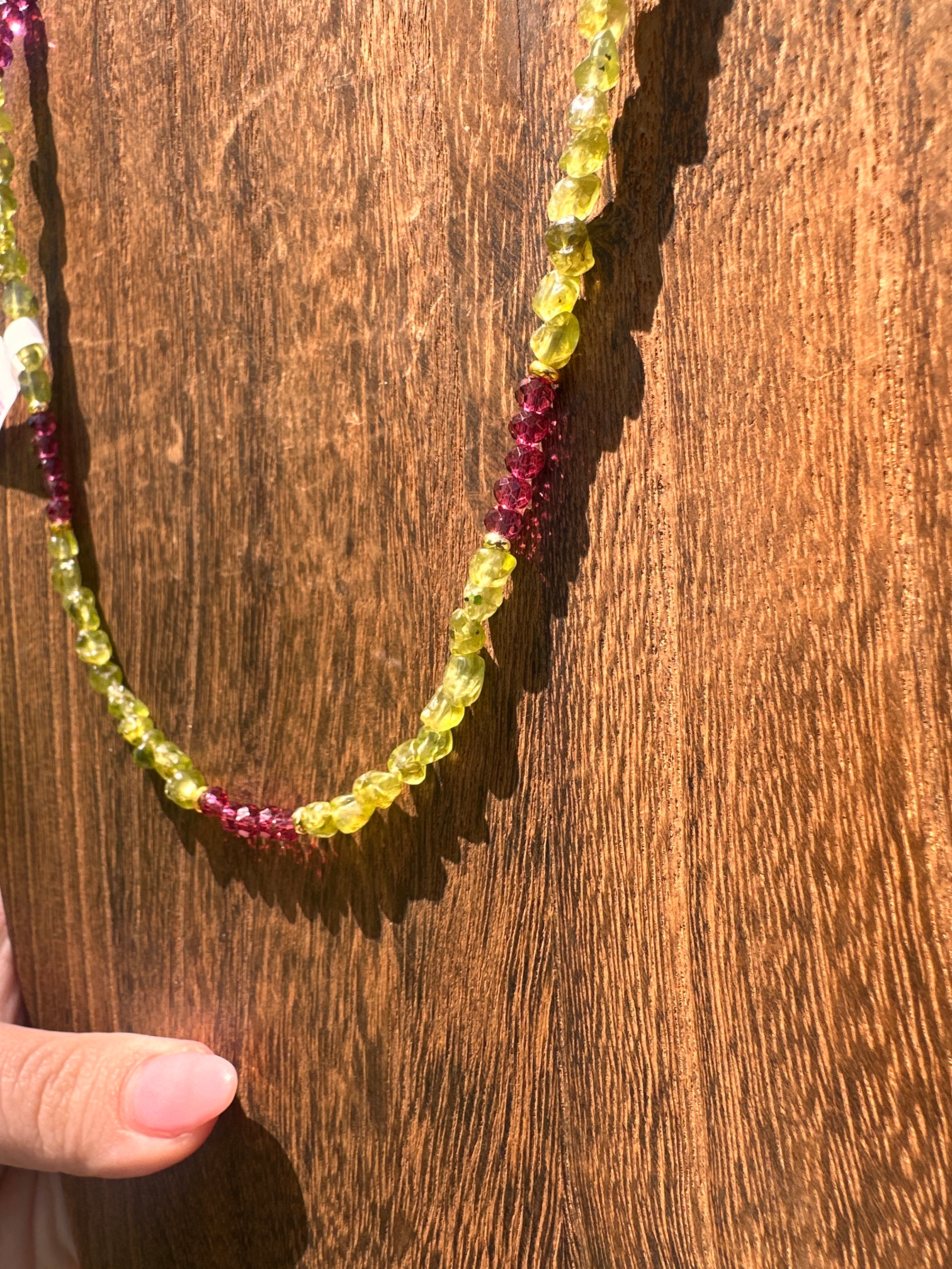 Raspberry Leaf Necklace