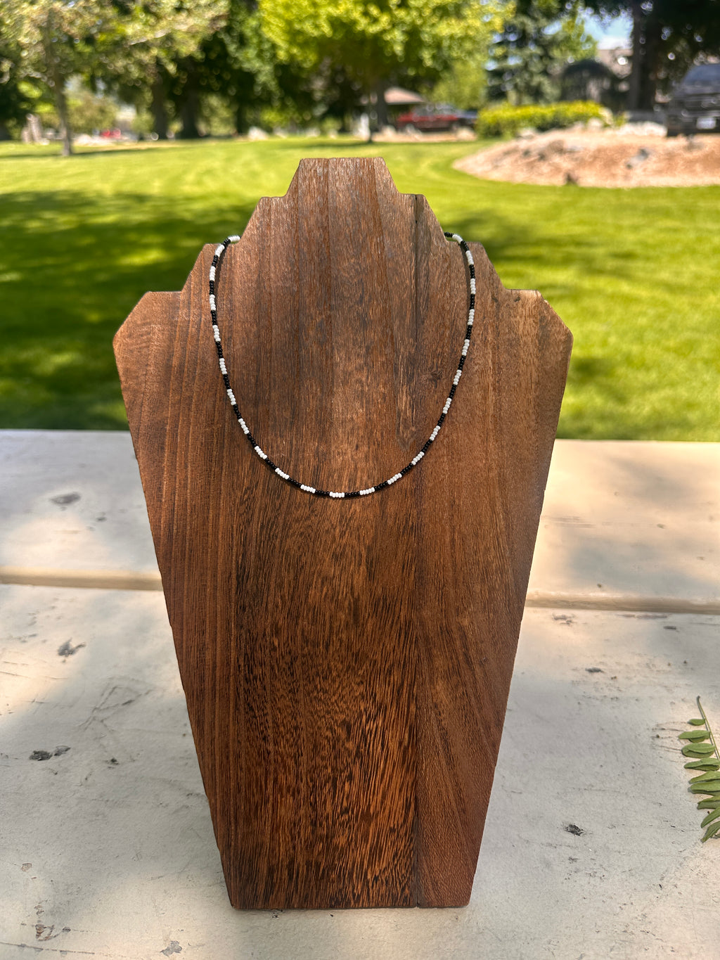 Classic Dainty Checkers Necklace