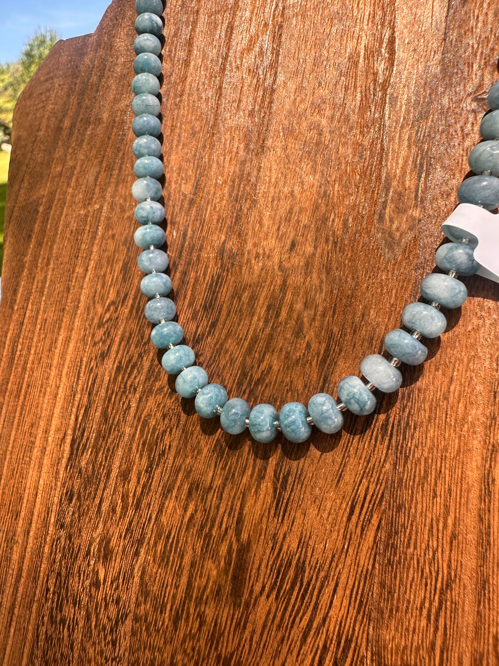 Denim Jade Necklace