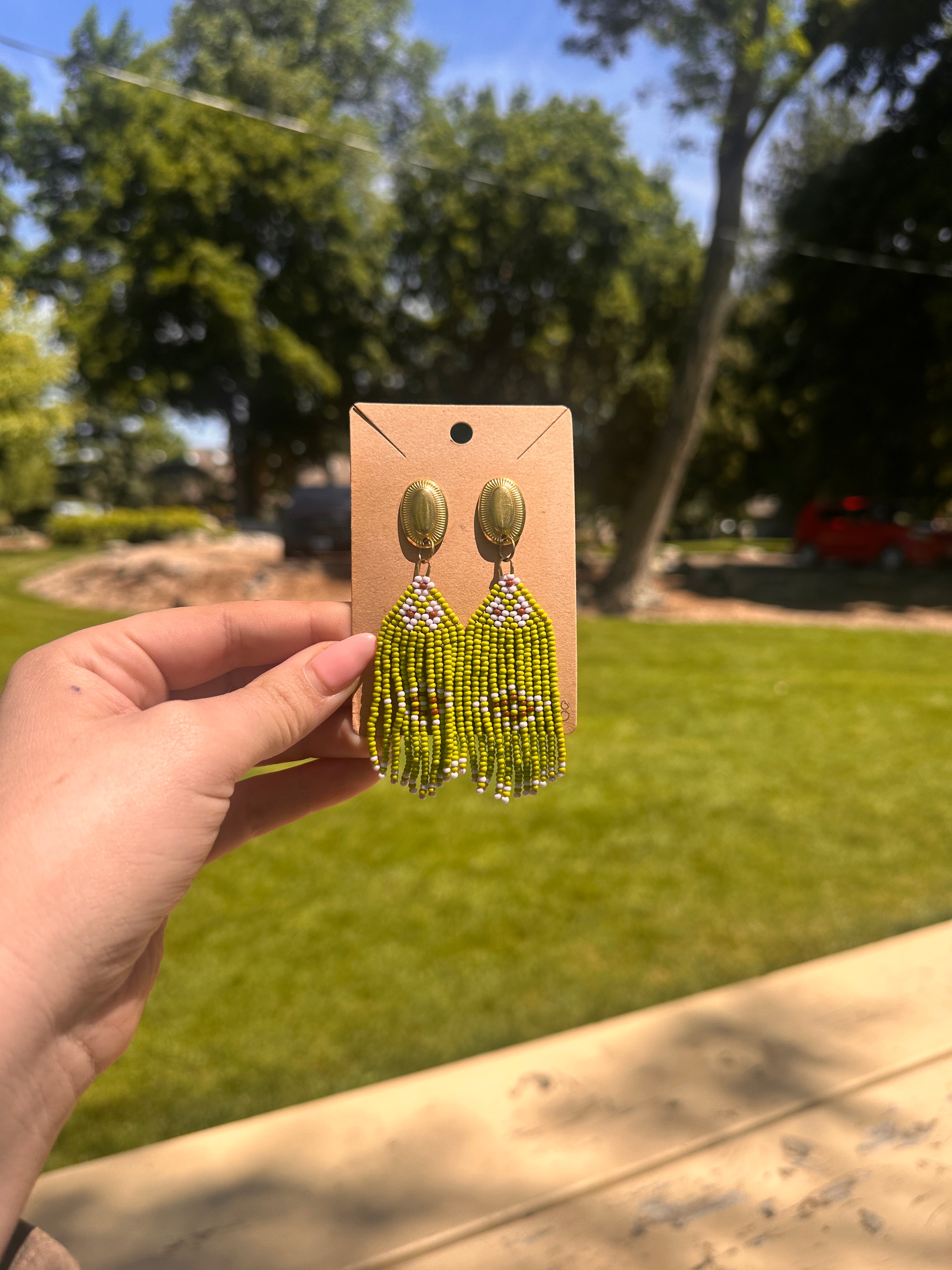 Fern Fringe Earrings