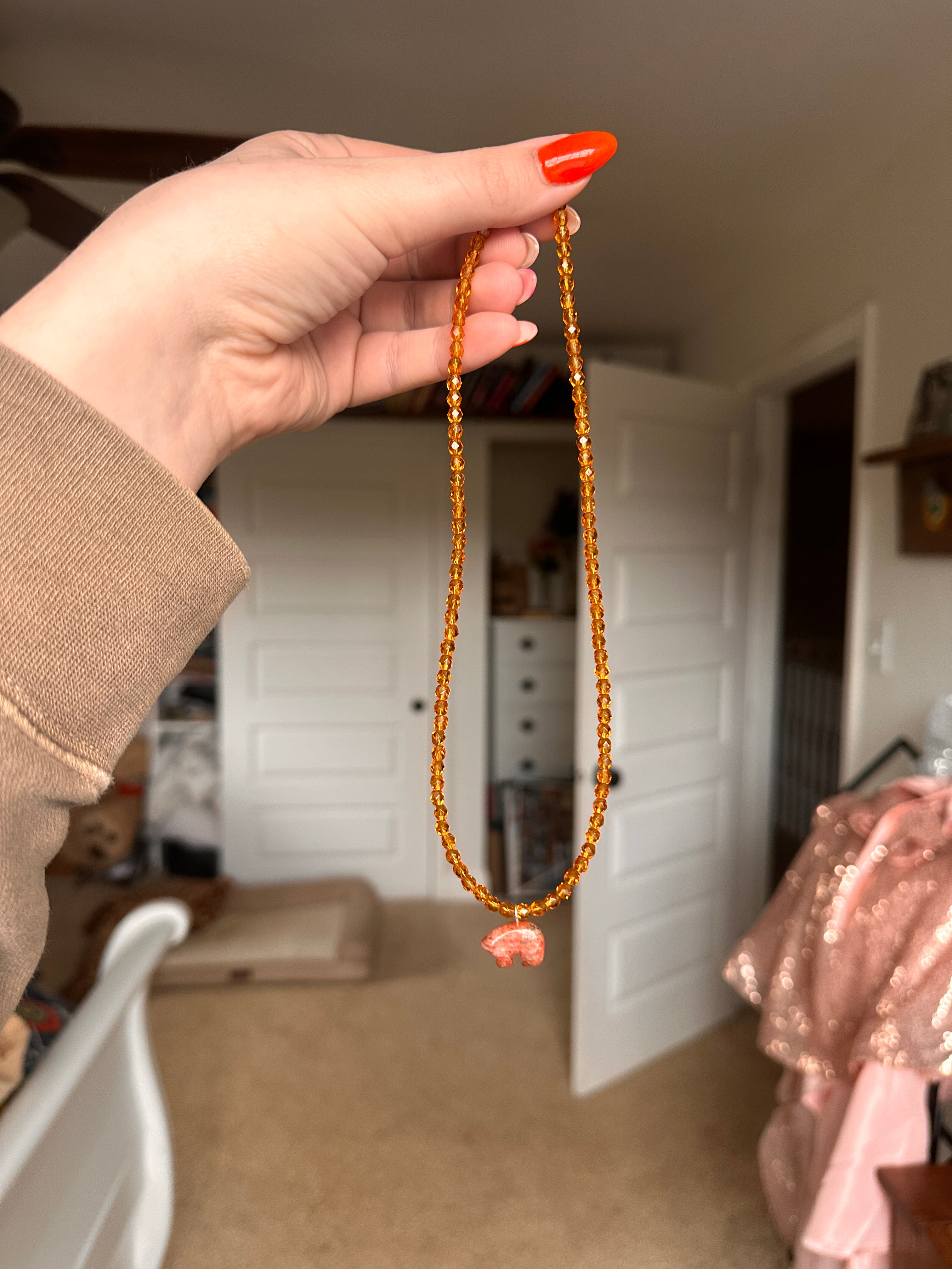 Canyon Bear Necklace | 17 Inches