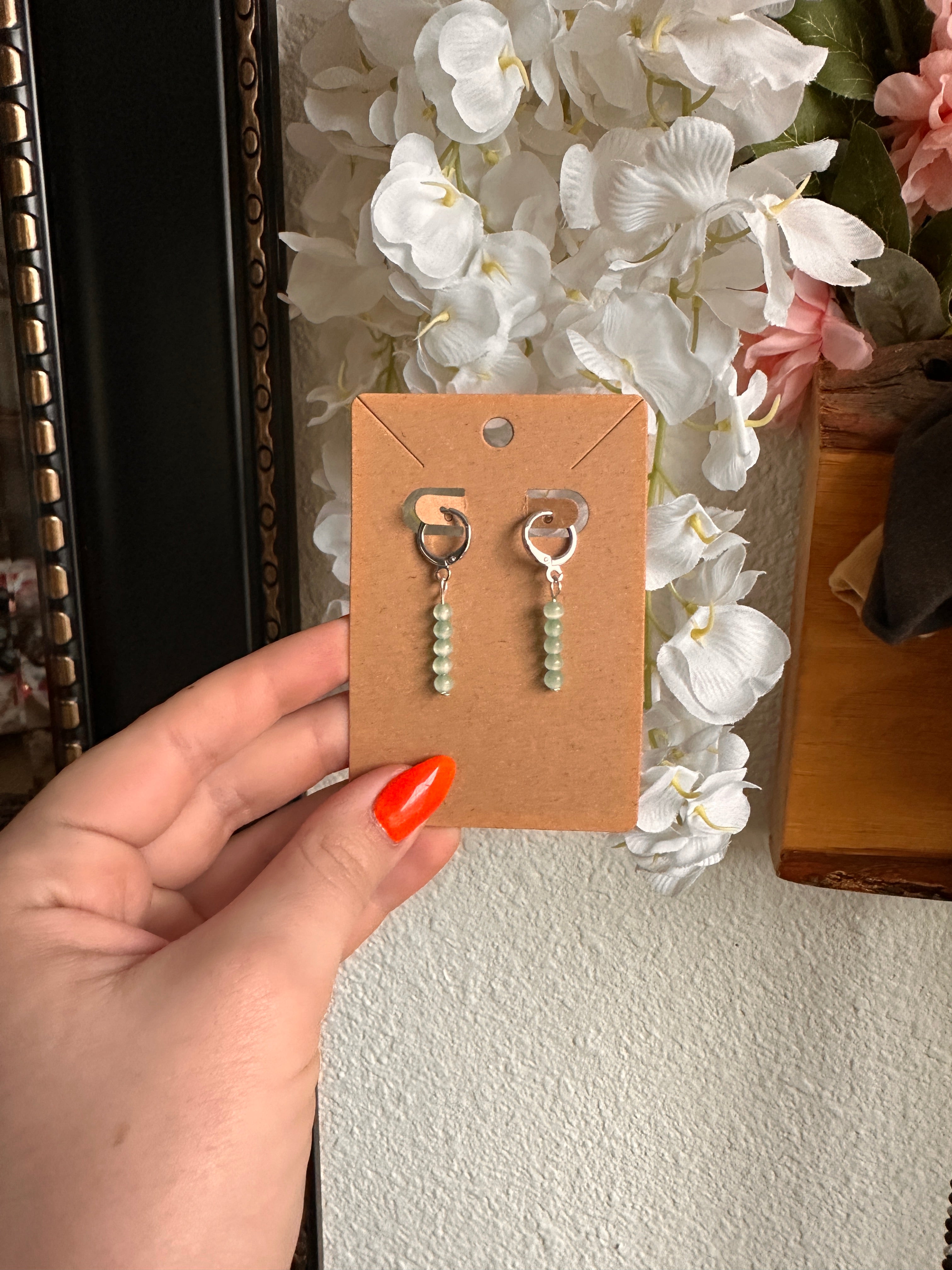 Aqua Earrings