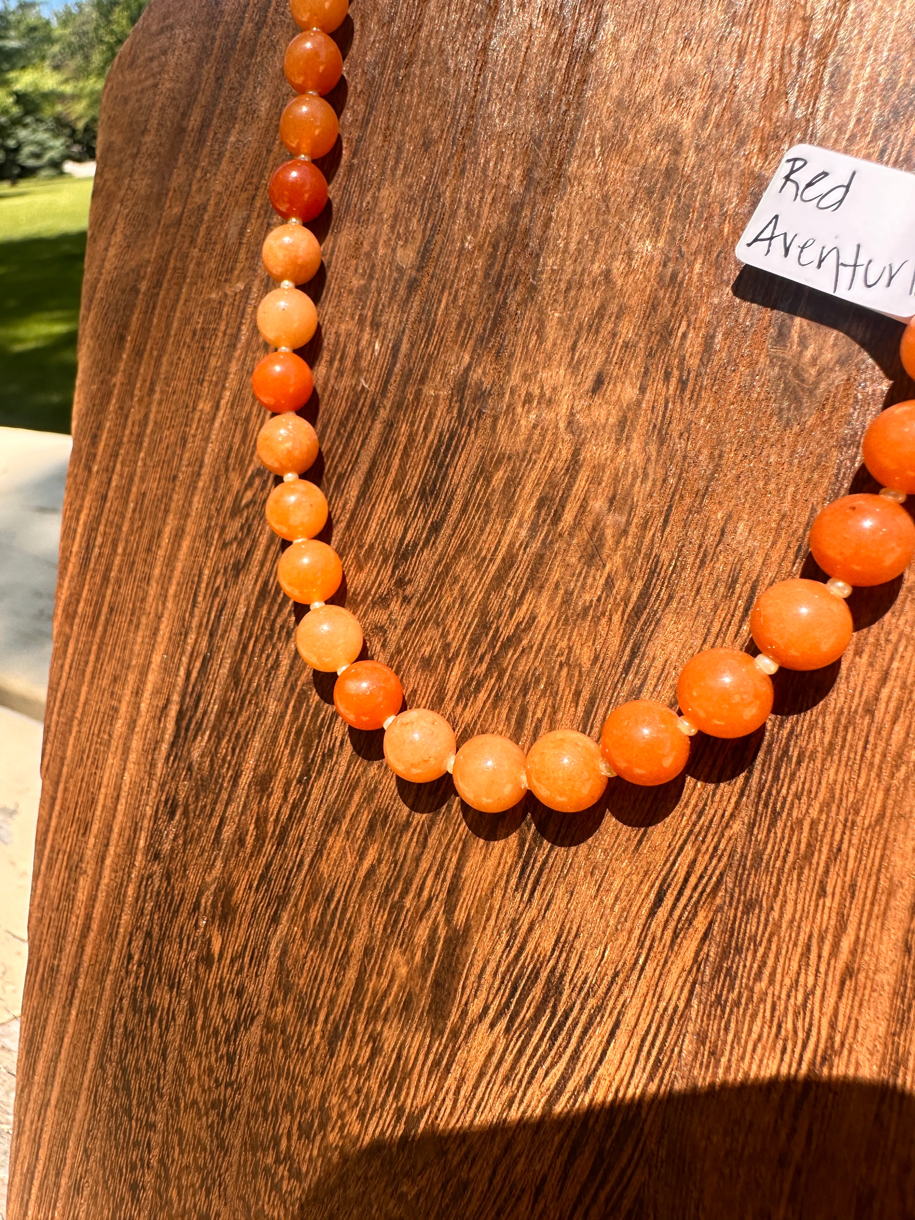 Chunky Peach Necklace