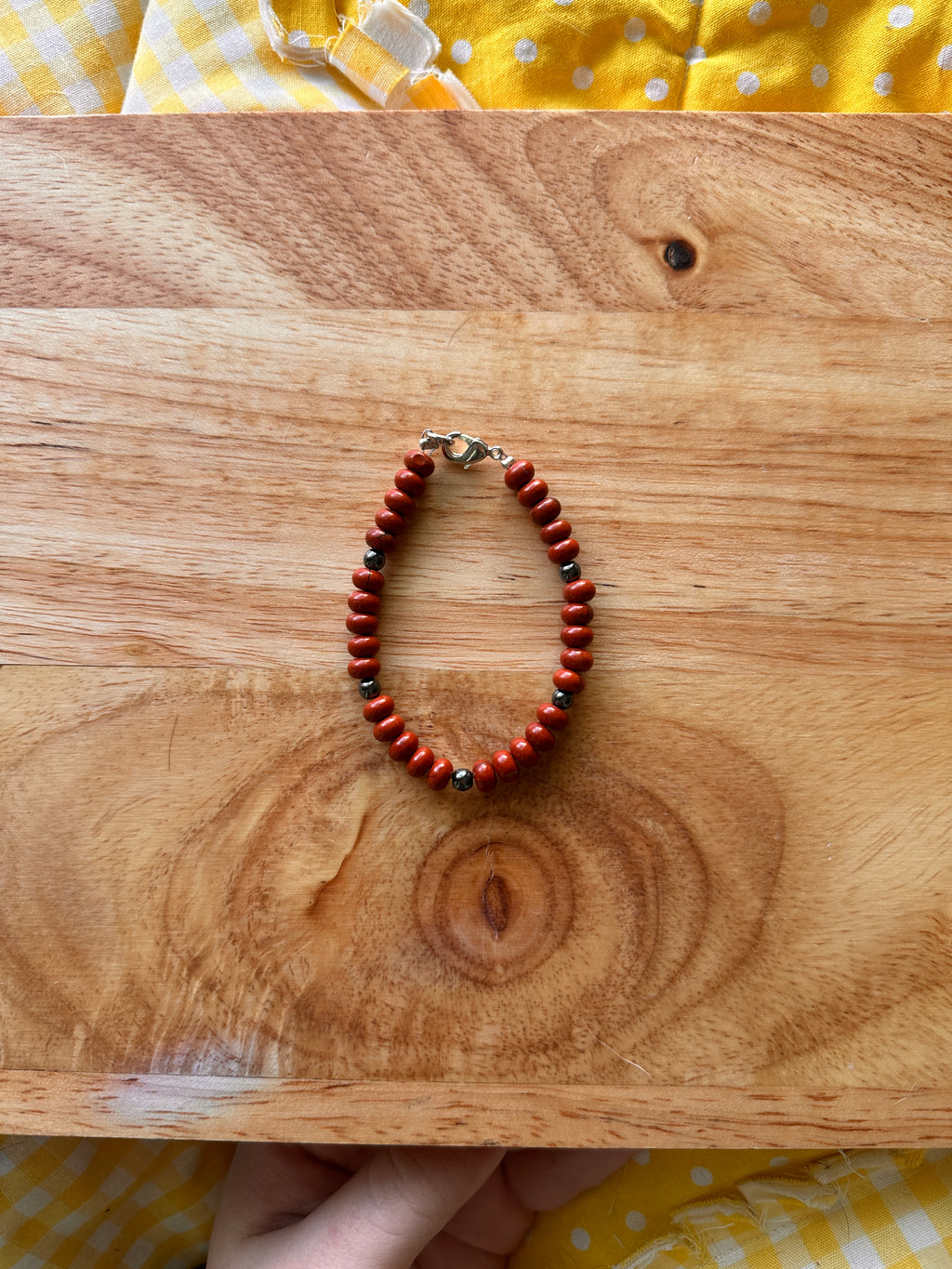 Red Jasper Bracelet 6.5"