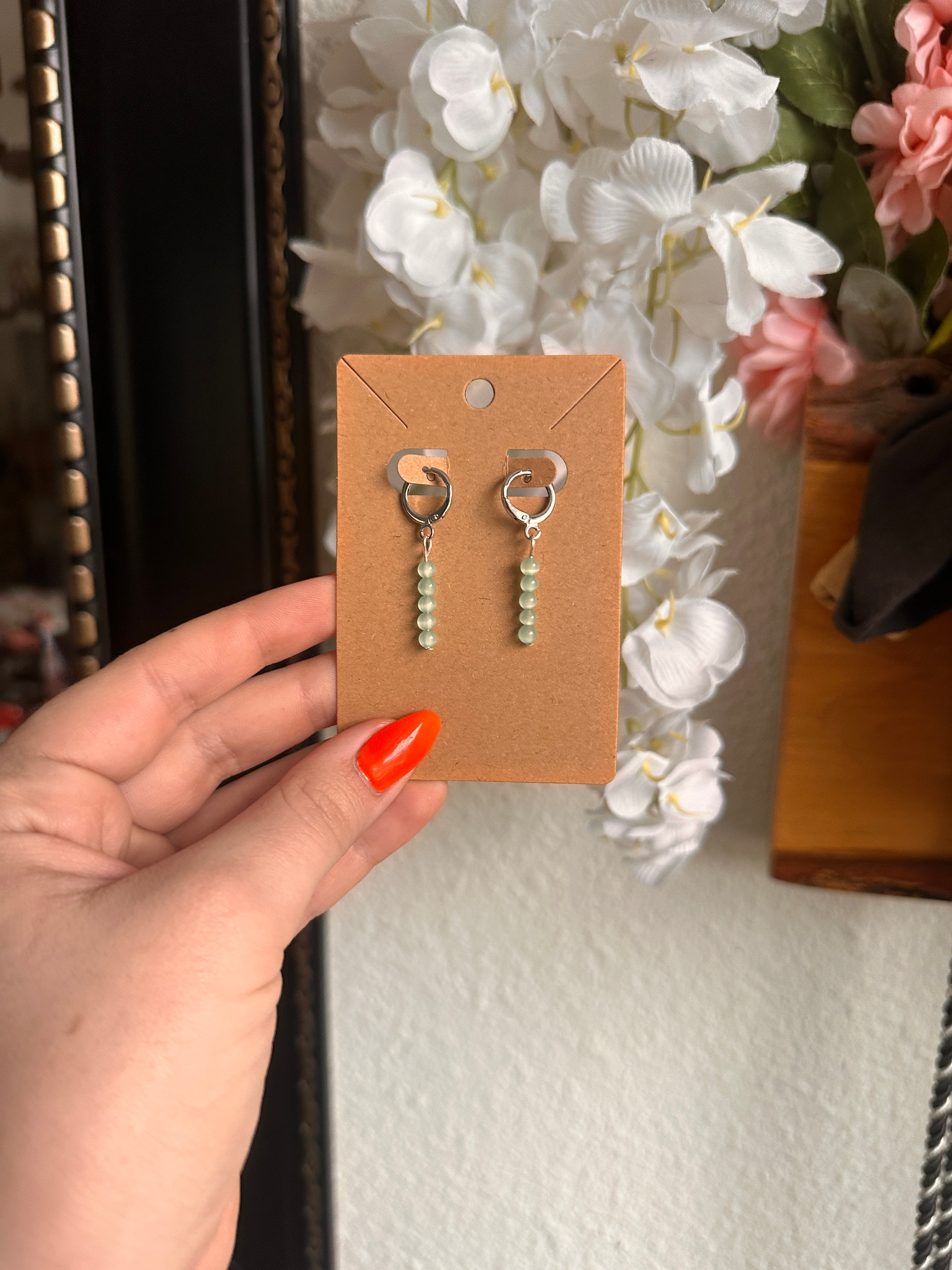Aqua Earrings