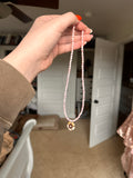Pink Mother of Pearl Necklace | 16.5 Inches
