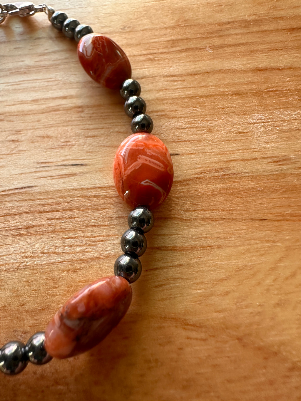 Agate Bracelet 7"