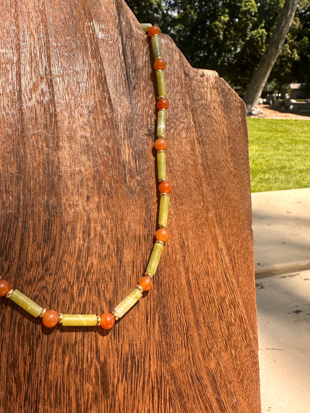 Peach Tree Necklace