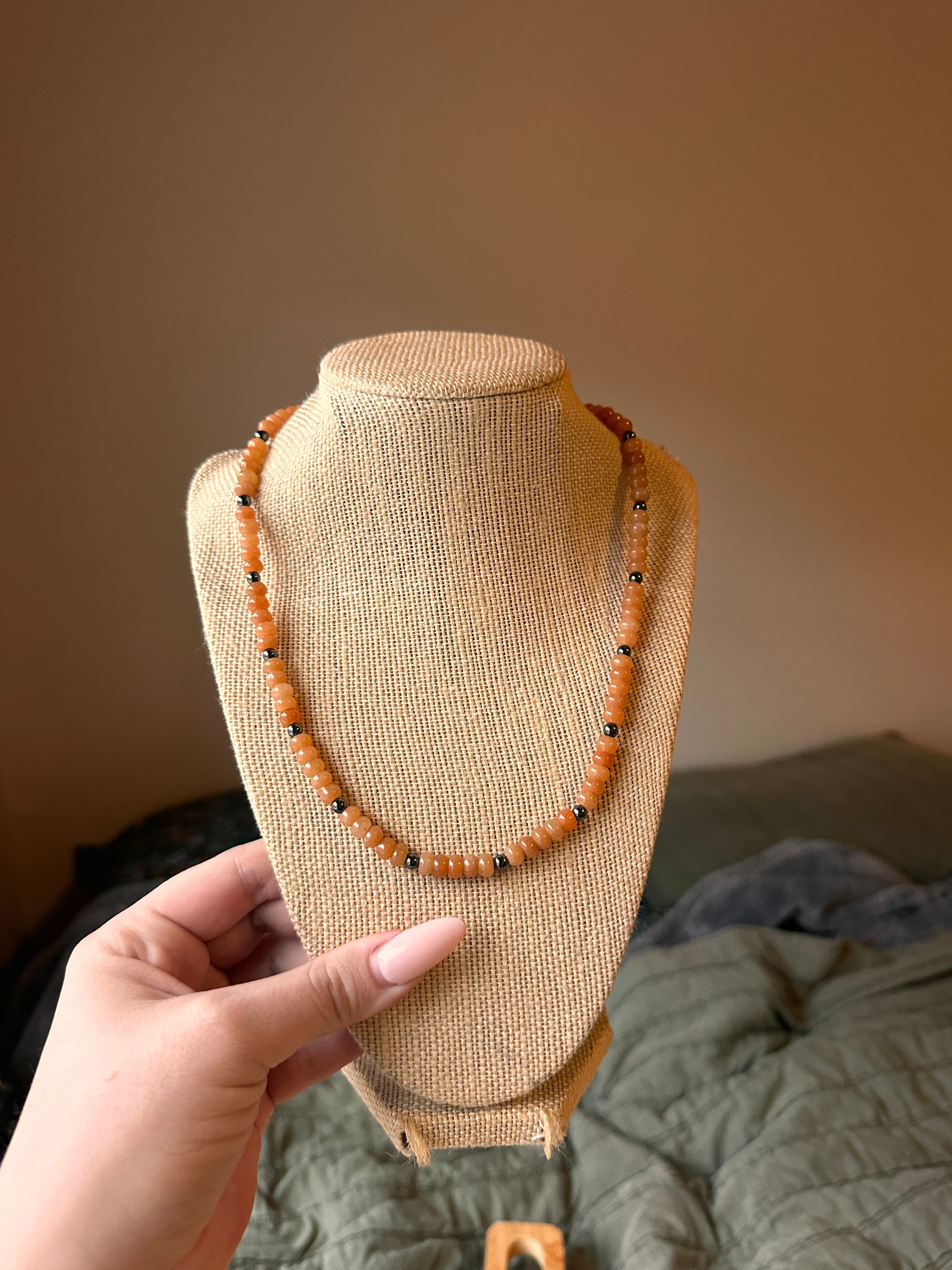 Tangerine Sunstone Necklaces
