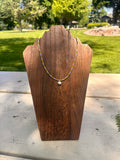 Groovy Pearl and Checker Necklace