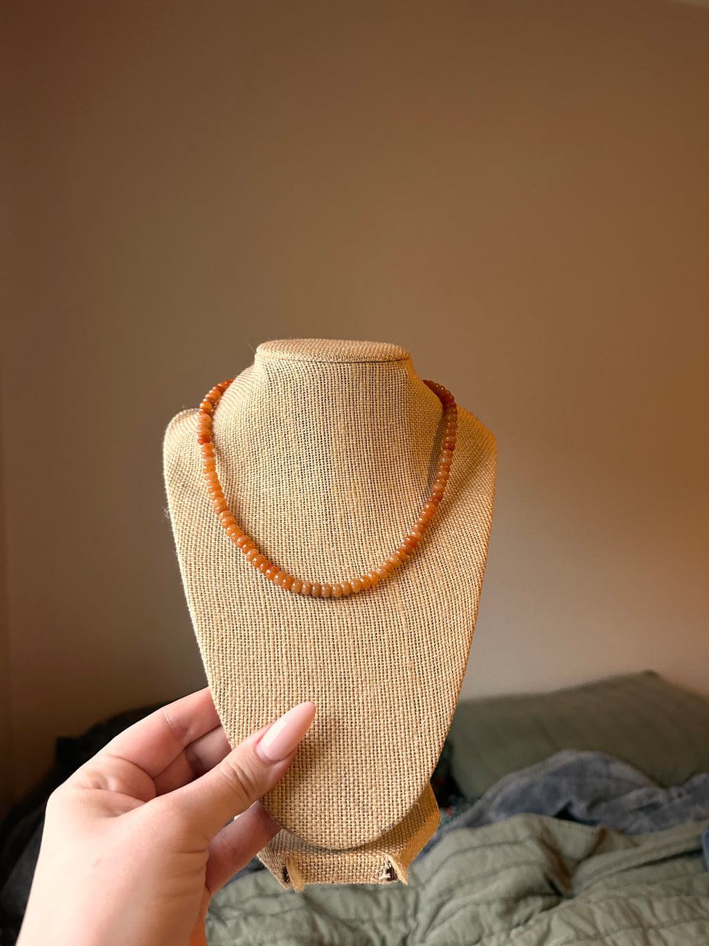 Tangerine Sunstone Necklaces