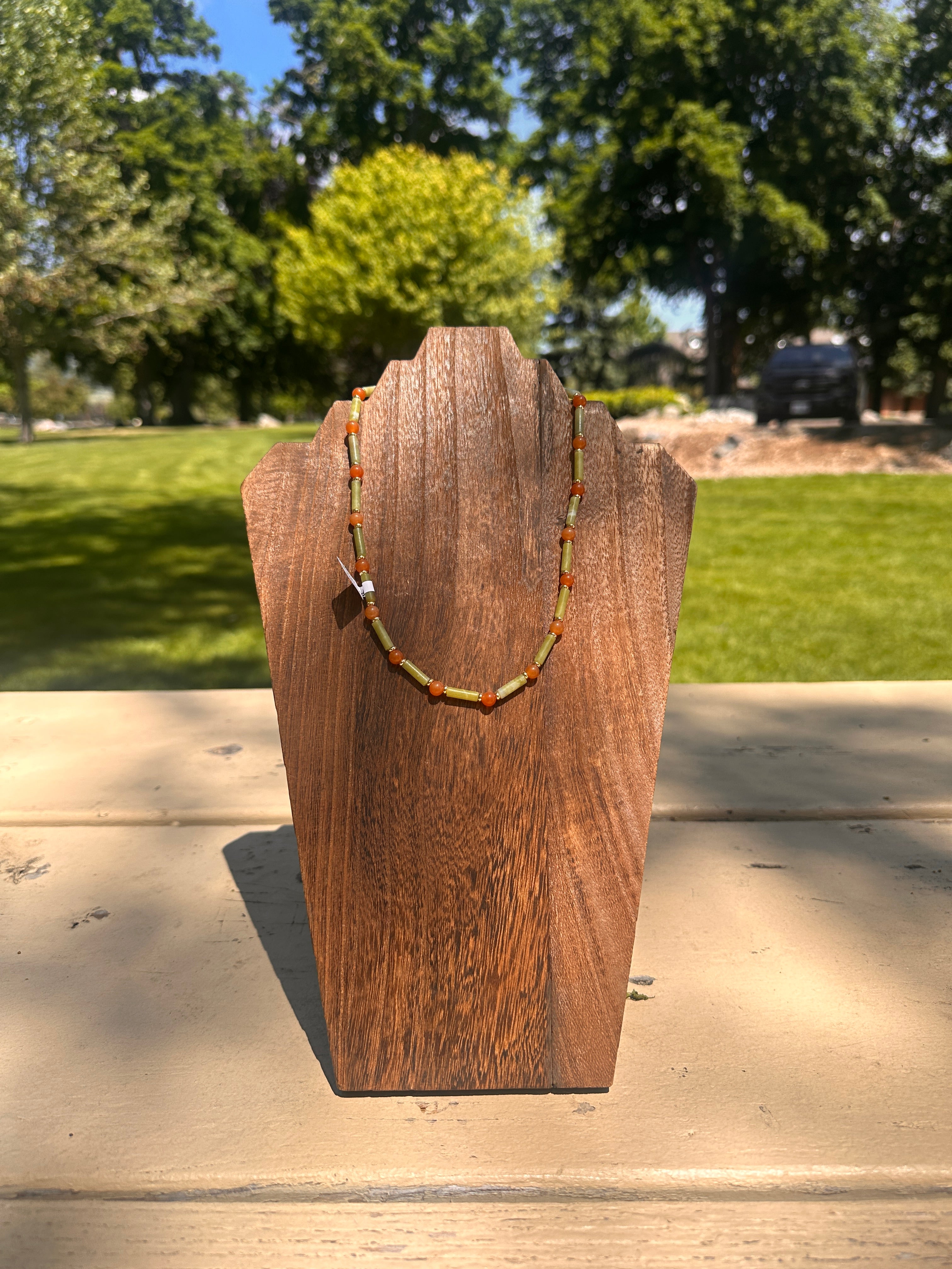 Peach Tree Necklace