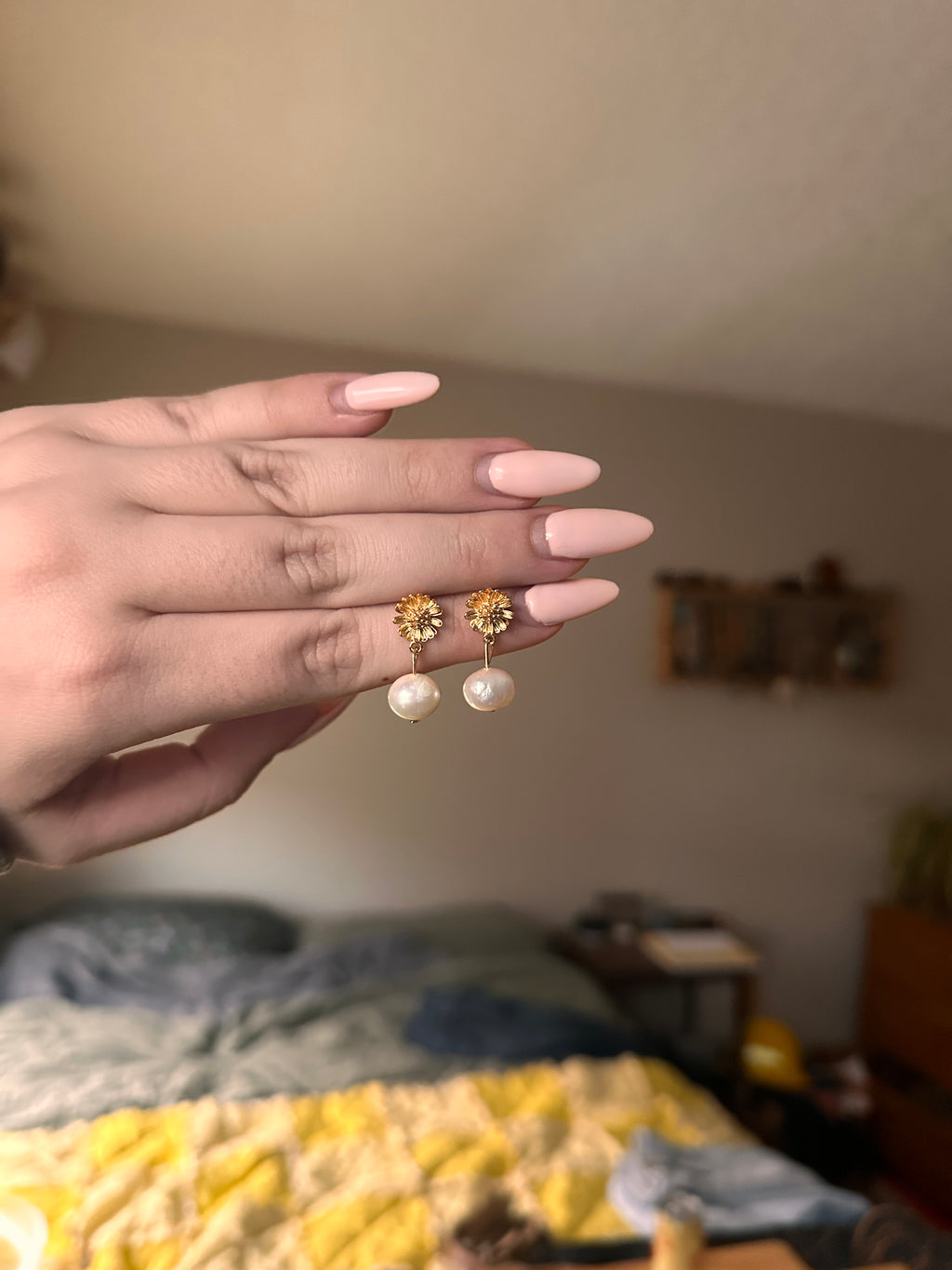 Golden Bloom Pearls