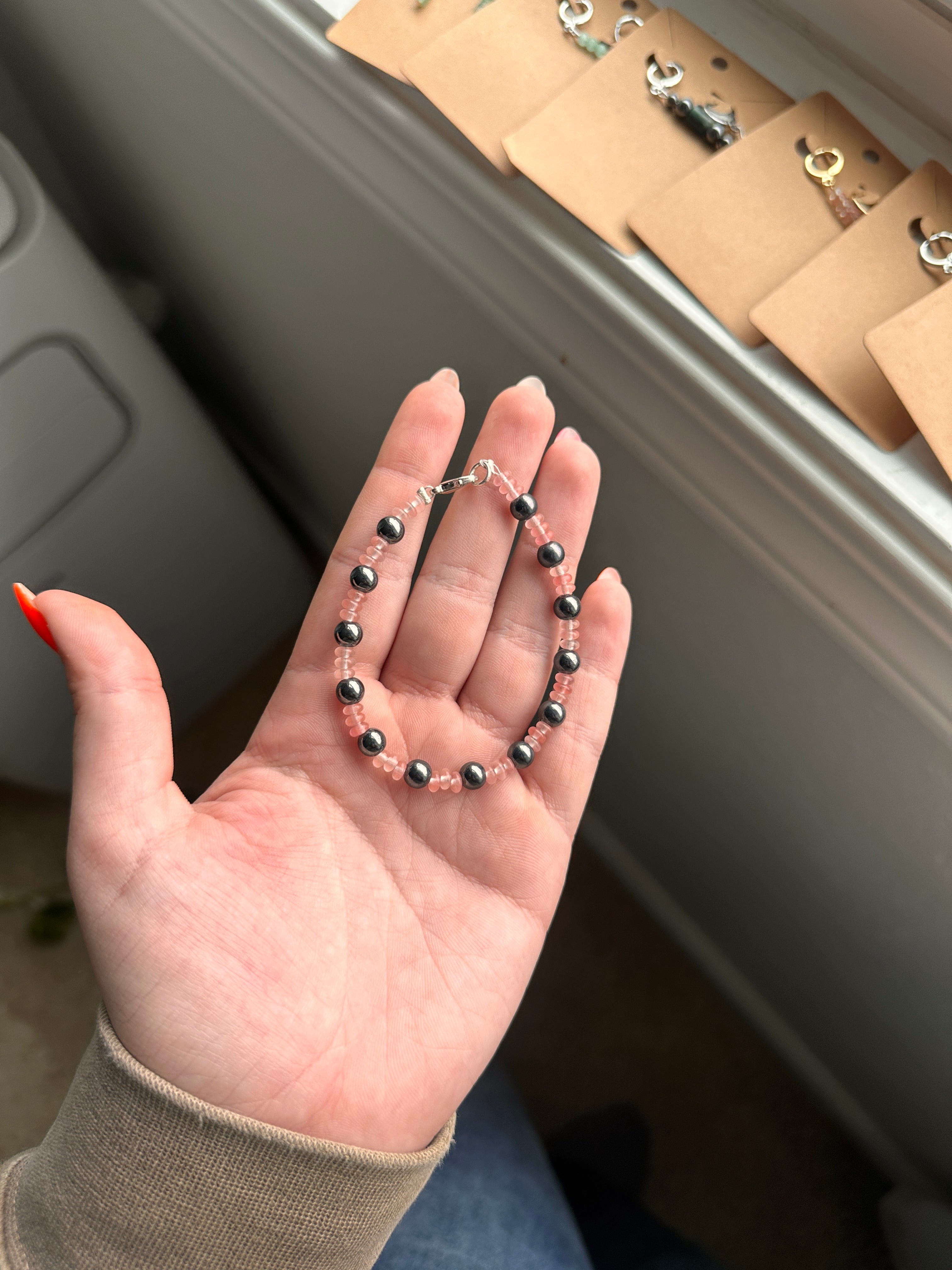 Rose Quartz Bracelet | 7.5 Inches