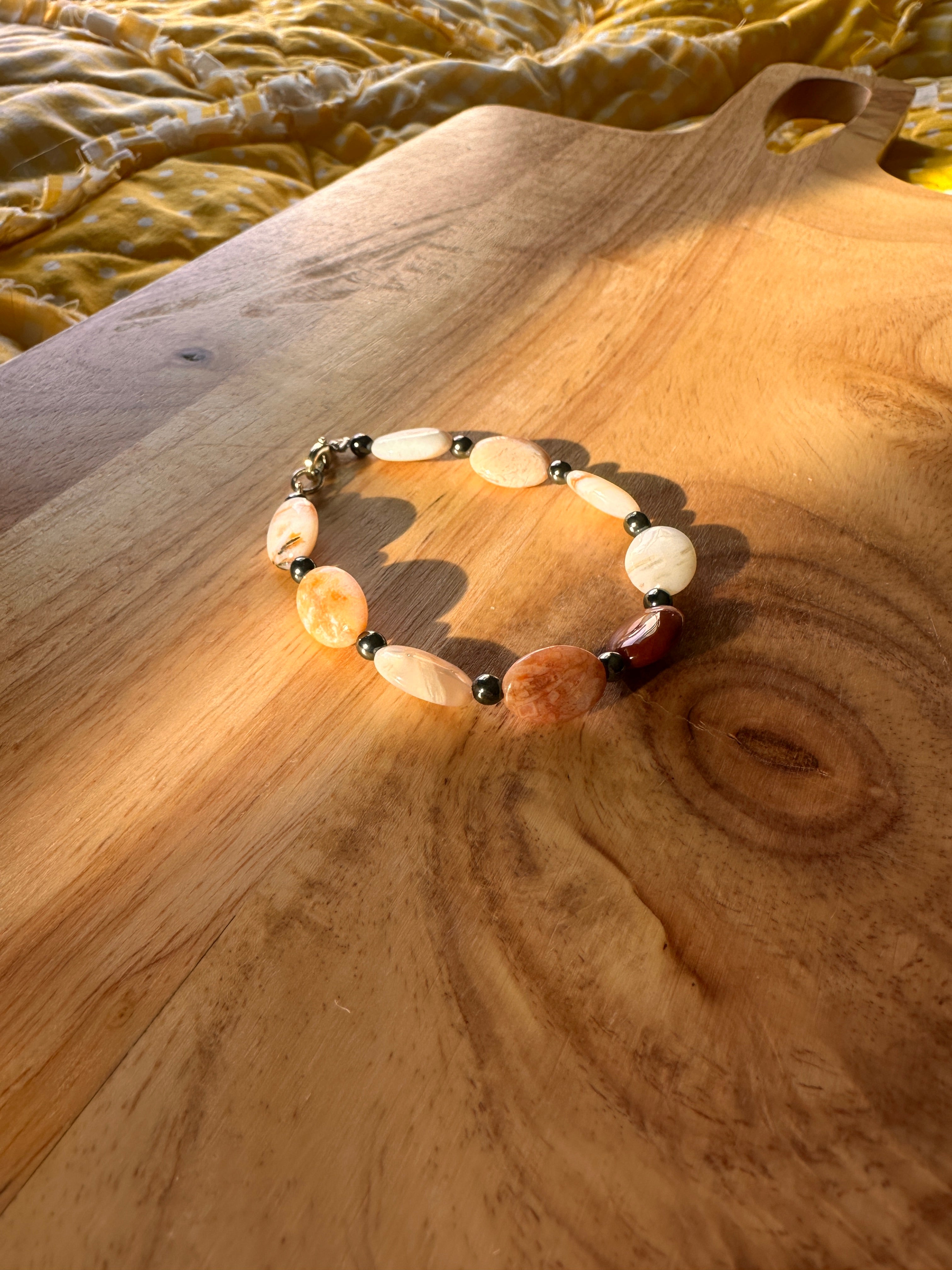 Agate Bracelet 7.25"