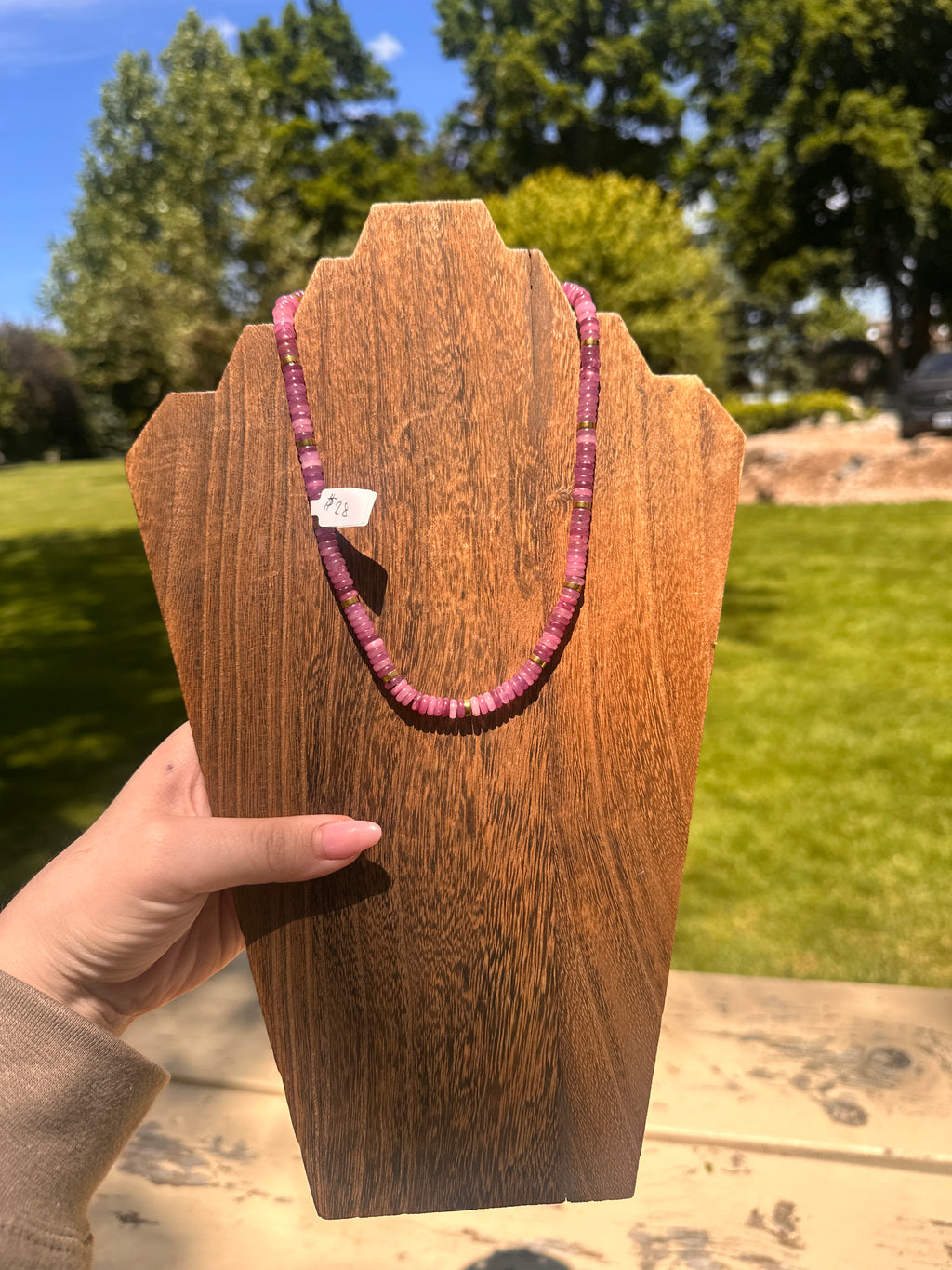 Plum Necklace