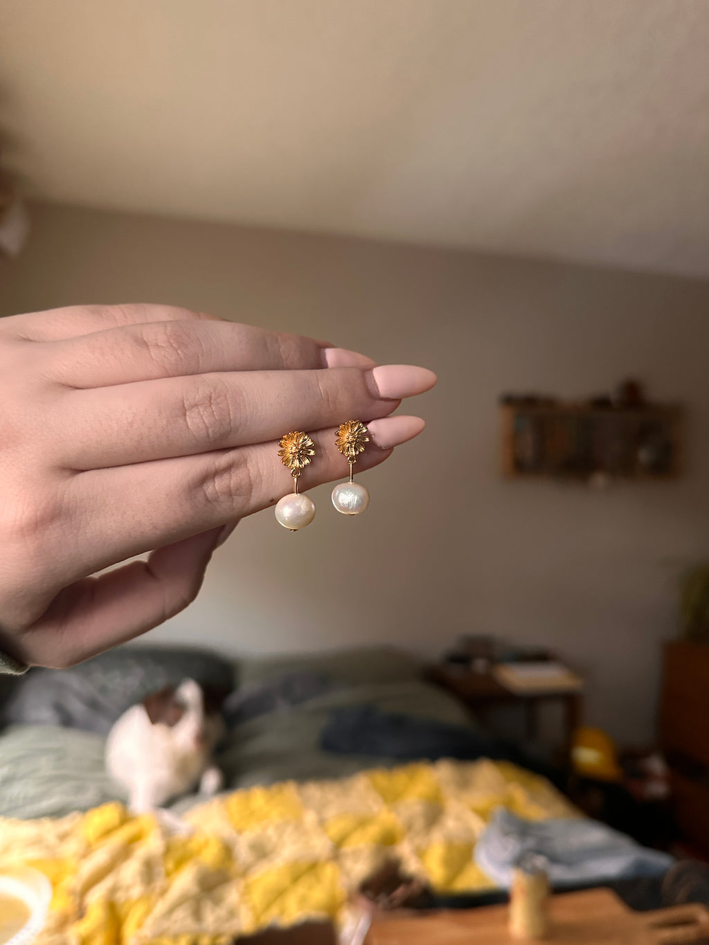 Golden Bloom Pearls