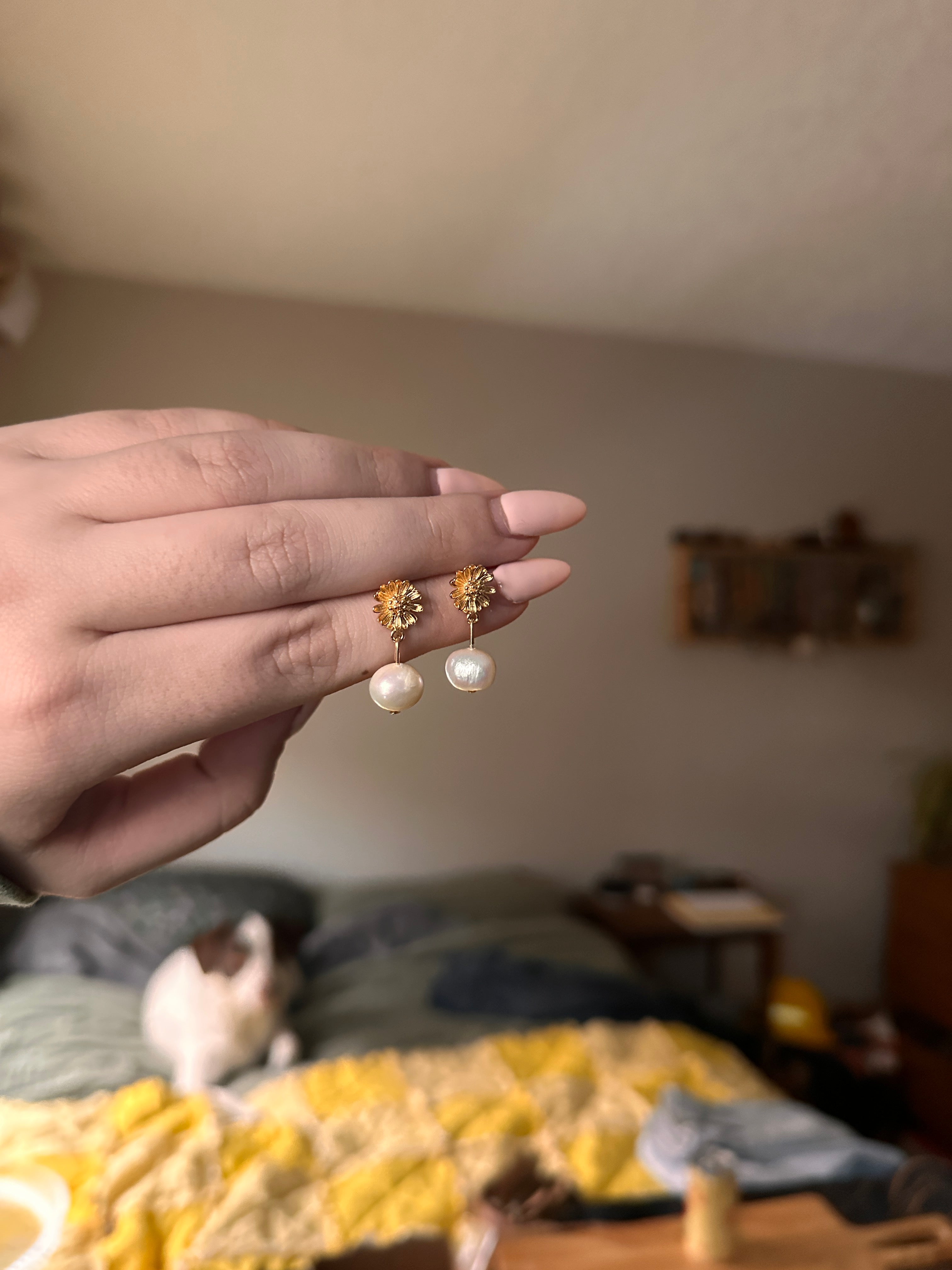 Golden Bloom Pearls
