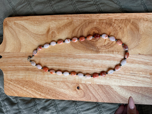 Agate Necklace 20.5"