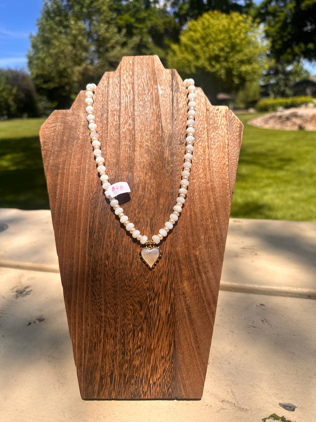 Clouds & Pearls Necklace