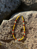 Yellow Beaded Necklace
