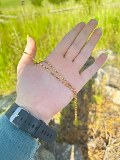 Dainty Gold Box Chain