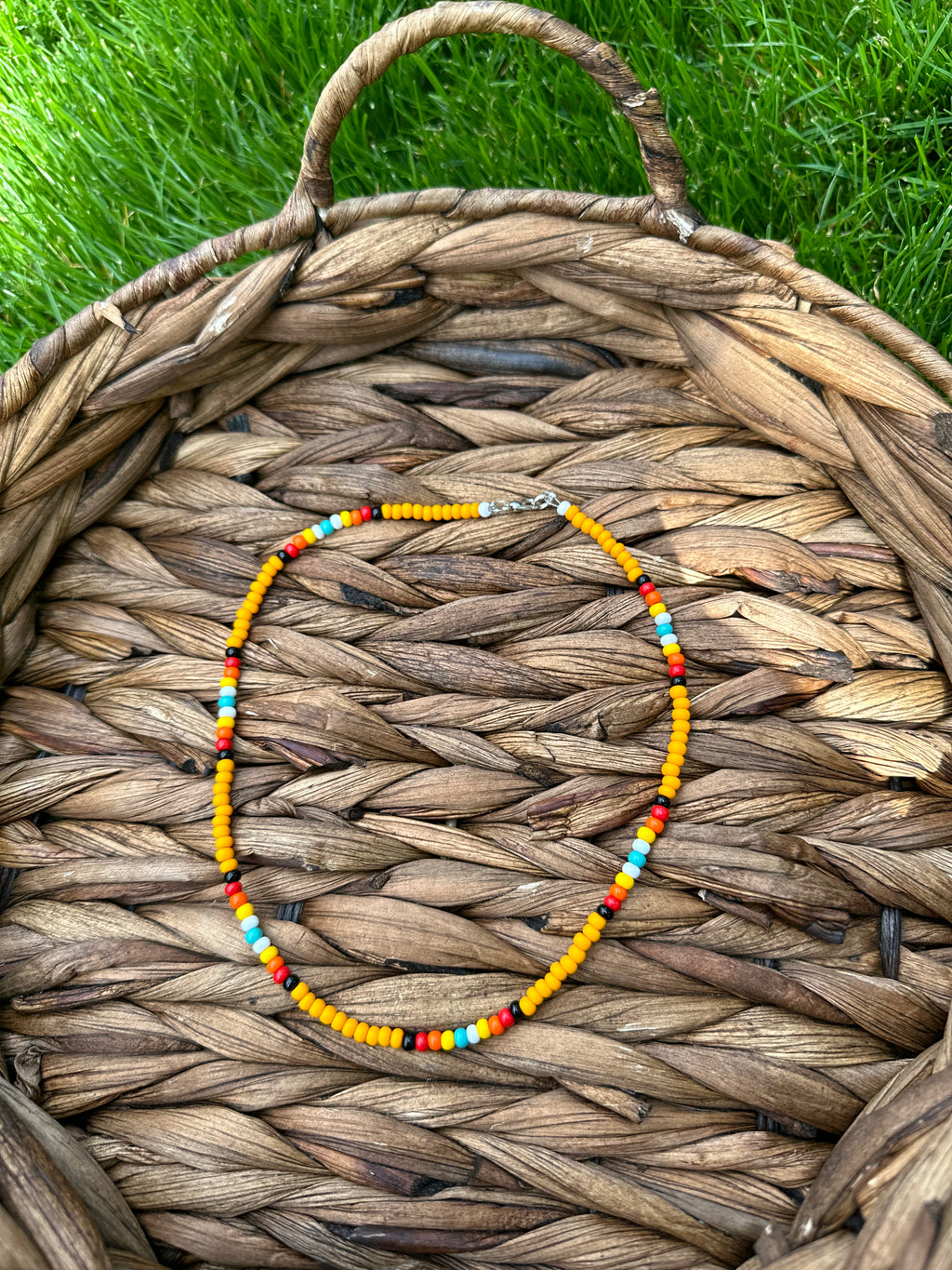 Matte Orange Western Choker