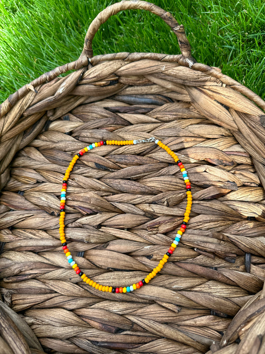 Matte Orange Western Choker