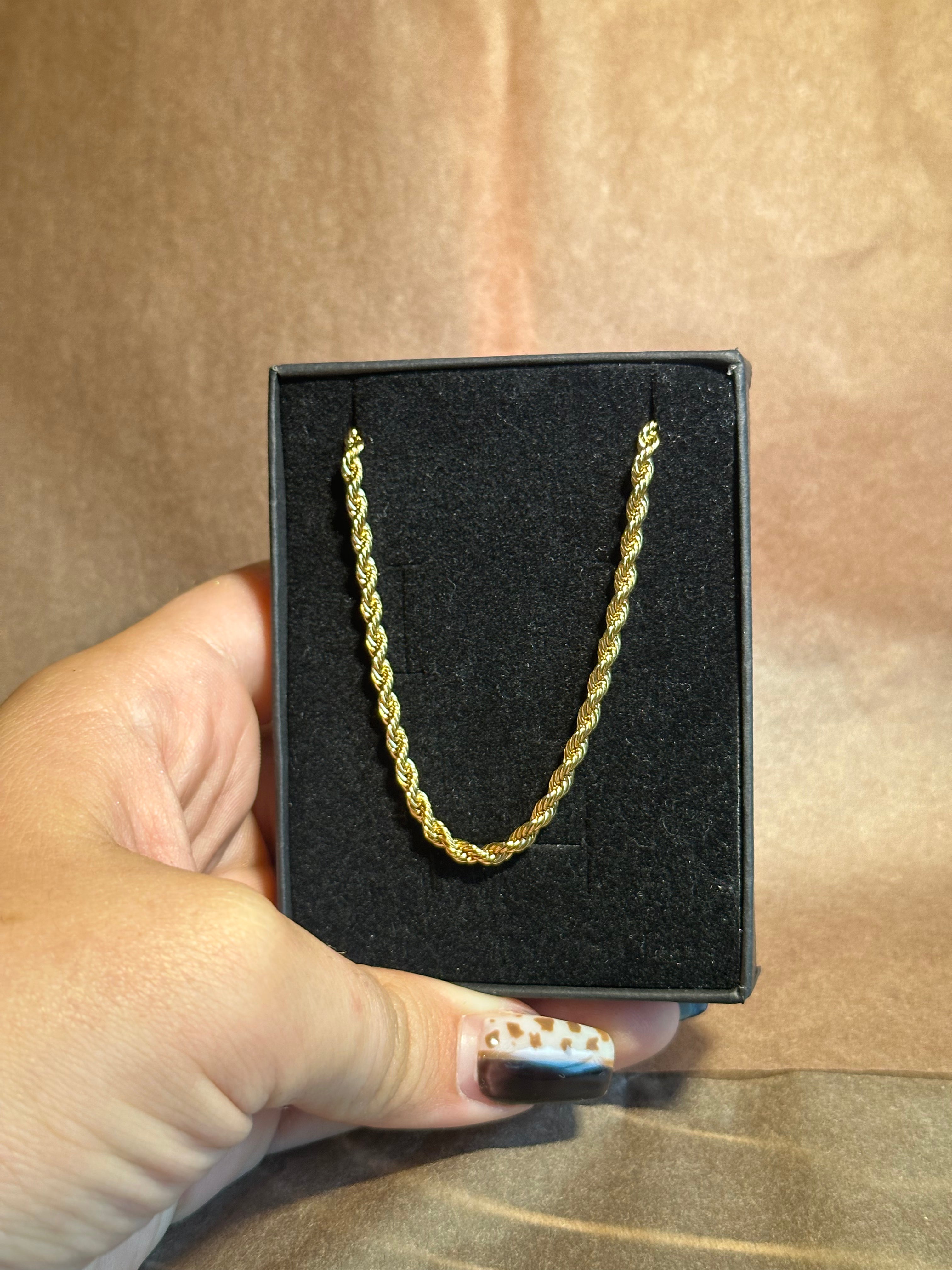 Gold Rope Chain 20”